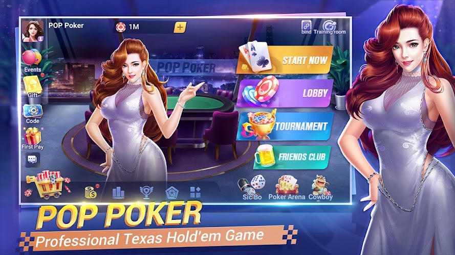 POP Poker — Texas Holdem game Screenshot 1
