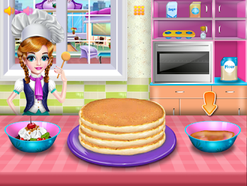 Girls cooking special cake Screenshot 1