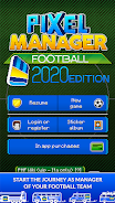 Pixel Manager: Football 2020 E Screenshot 1
