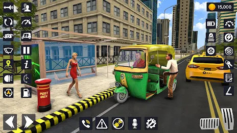 TukTuk Auto Rickshaw:City Taxi Screenshot 4