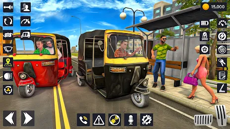 TukTuk Auto Rickshaw:City Taxi Screenshot 1