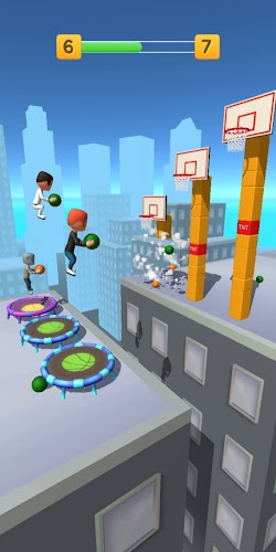Jump Up 3D: Basketball game Screenshot 3