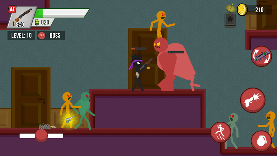 Stickman vs Zombies Screenshot 3