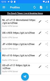 V2ray VPN-unmetered fast VPN Screenshot 1