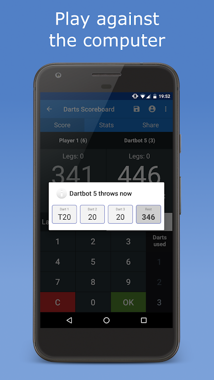 Darts Scoreboard Screenshot 3