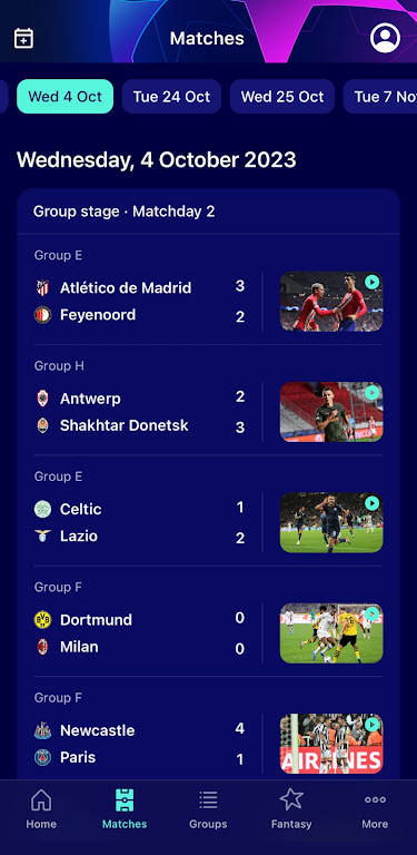 Champions League Official Screenshot 2
