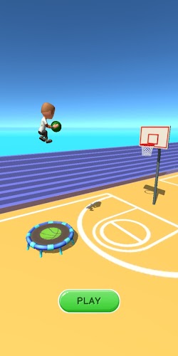 Jump Up 3D: Basketball game Screenshot 1