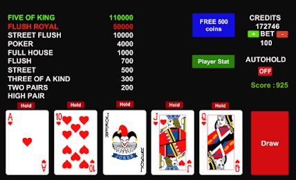 Poker Jolly Card Screenshot 1
