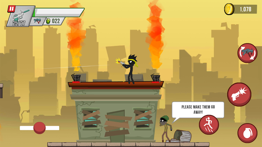 Stickman vs Zombies Screenshot 6