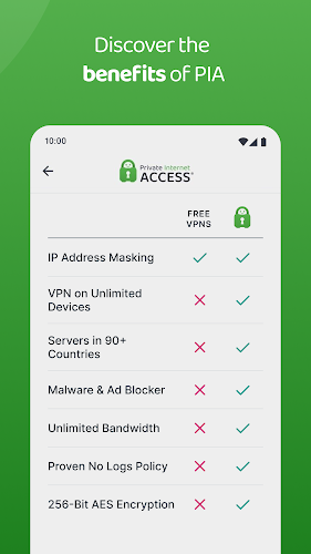 Private Internet Access VPN Screenshot 1