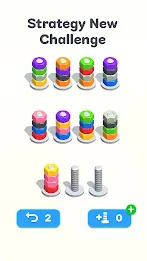 Nuts & Bolts, Color Screw Sort Screenshot 2