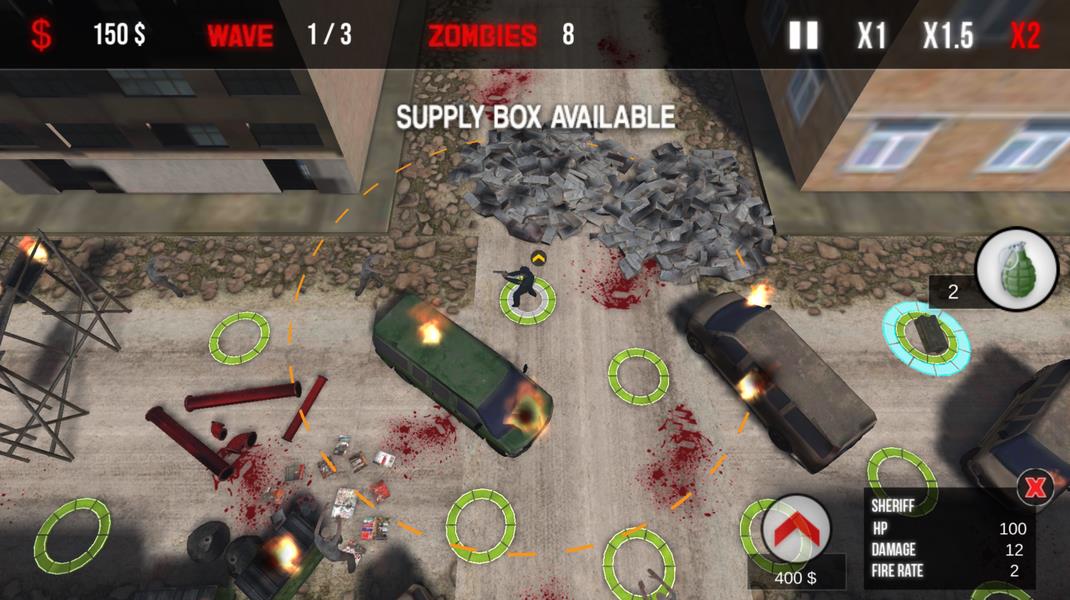 Police Zombie Defense Screenshot 8