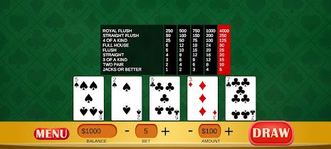 Jacks or Better - Video Poker Screenshot 2