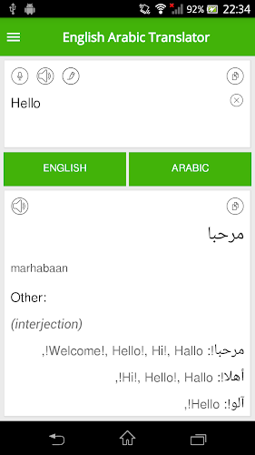 English Arabic Translator Screenshot 3