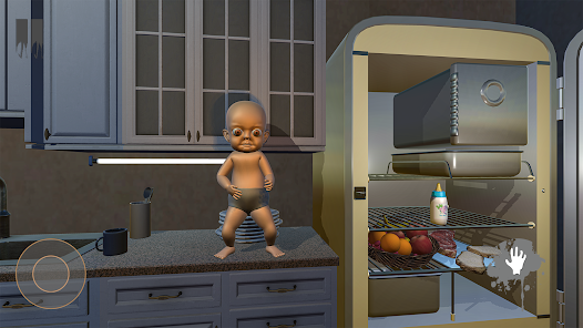 Scary baby in Pink house 3D Screenshot 8