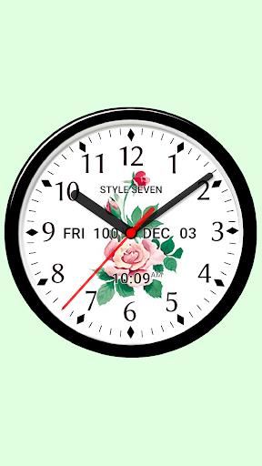 Skin Analog Clock-7 Screenshot 11