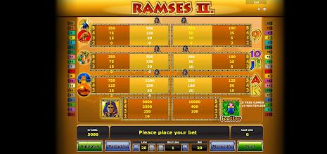 Ramses Casino Slot Screenshot 3