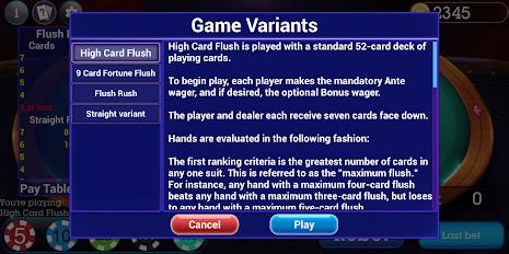High Card Flush Poker Screenshot 16