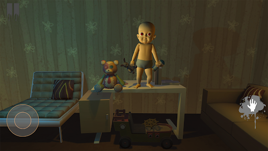 Scary baby in Pink house 3D Screenshot 11