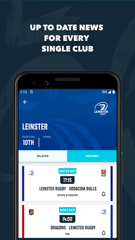 United Rugby Championship Screenshot 3