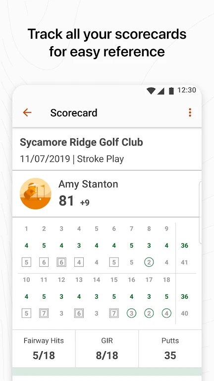 Garmin Golf Screenshot 1