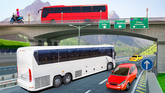 Coach Bus Driving : Bus Games Screenshot 5