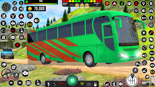 Coach Bus Driving : Bus Games Screenshot 10