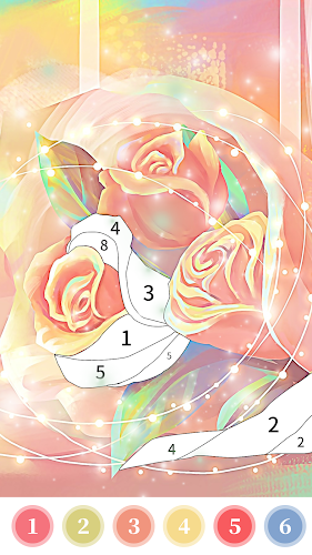 Rose Coloring Book Color Games Screenshot 10