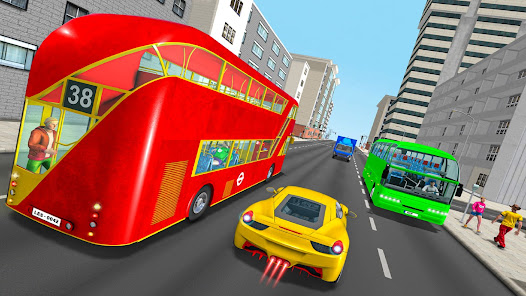 Coach Bus Driving : Bus Games Screenshot 12