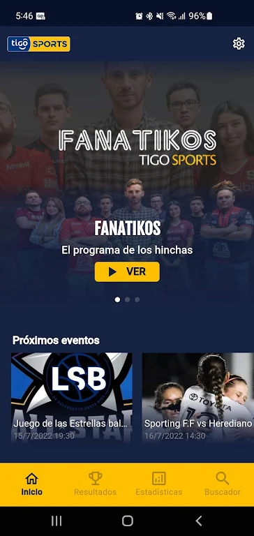 Tigo Sports Costa Rica Screenshot 2