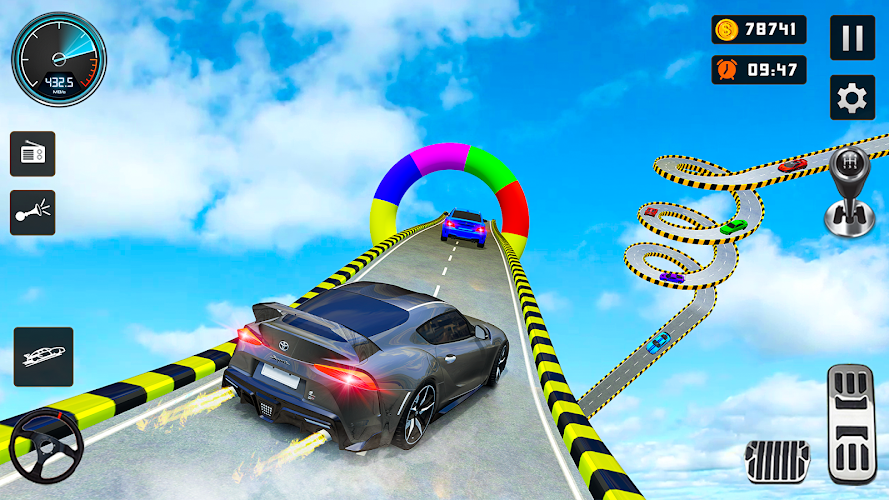 Crazy Car Stunts - Mega Ramp Screenshot 1