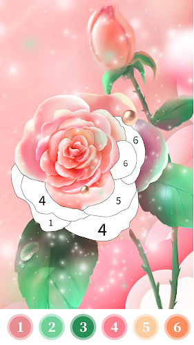 Rose Coloring Book Color Games Screenshot 5