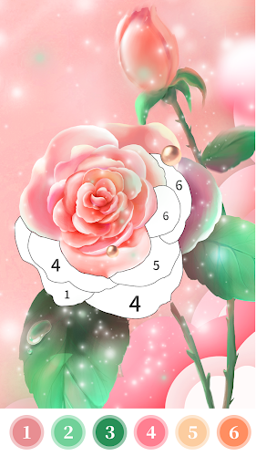 Rose Coloring Book Color Games Screenshot 9