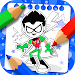 Teen Titans coloring cartoon APK