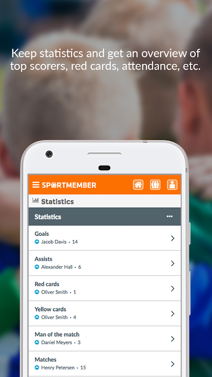 SportMember - Mobile team app Screenshot 3