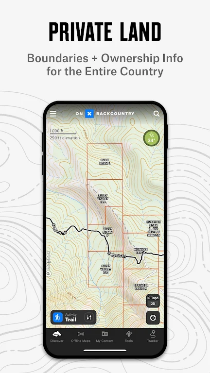 onX Backcountry Snow/Trail GPS Screenshot 3