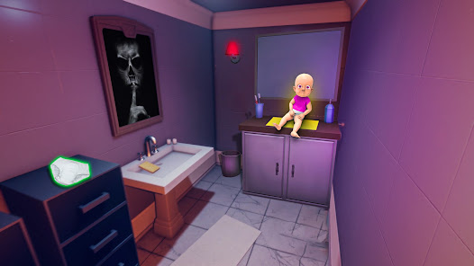 Baby in Pink Horror Games 3D Screenshot 9
