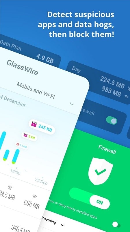 GlassWire Data Usage Monitor Screenshot 2