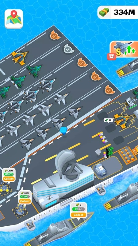 Idle Aircraft Carrier Screenshot 2