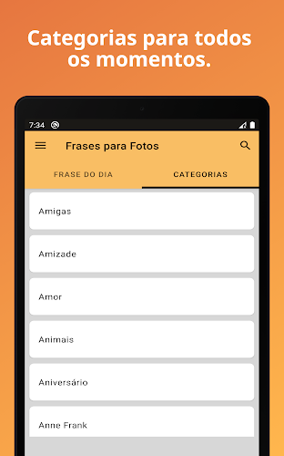 Frases para Fotos e Status Screenshot 8