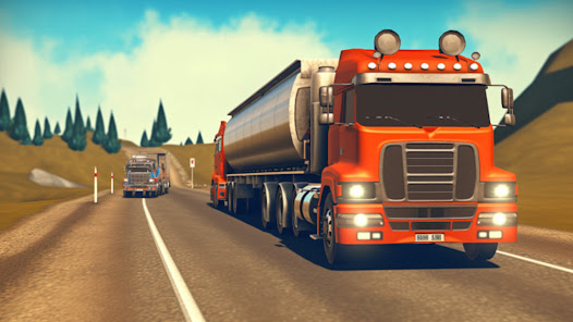 Oil Cargo Transport Truck Game Screenshot 1