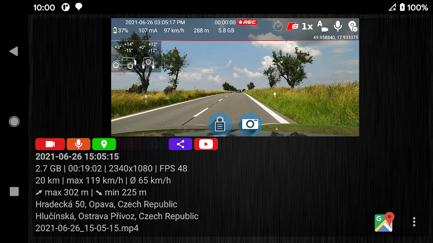 Dash Cam Travel — Car Camera Screenshot 22