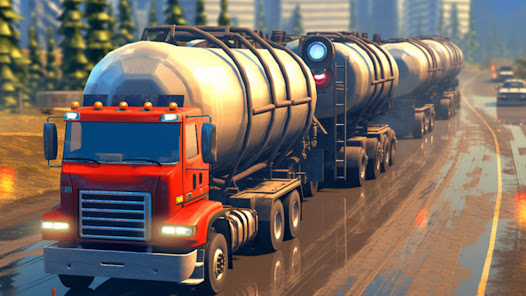Oil Cargo Transport Truck Game Screenshot 2