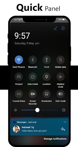 Black Emui Theme for Huawei Screenshot 5