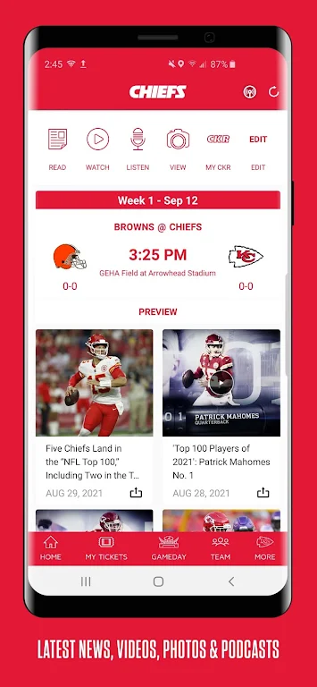 Chiefs Mobile Screenshot 2