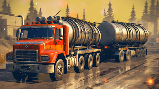 Oil Cargo Transport Truck Game Screenshot 16
