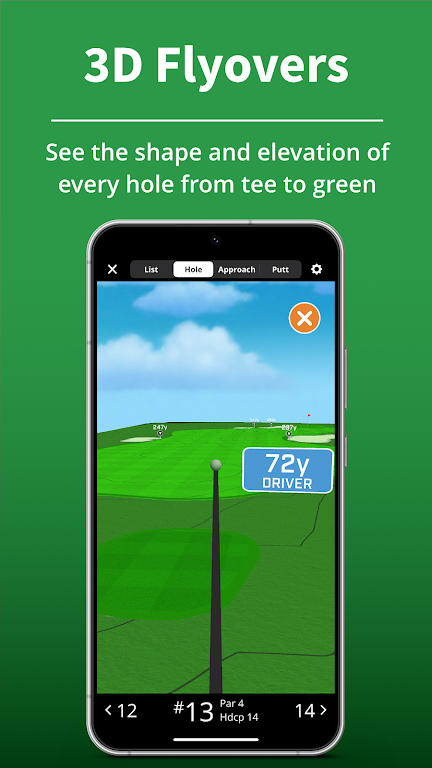 GolfLogix GPS + Đường Putt Screenshot 3