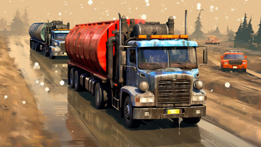 Oil Cargo Transport Truck Game Screenshot 4