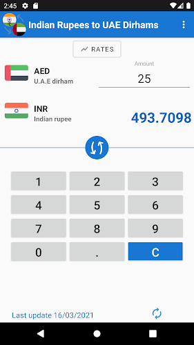 Indian Rupee to UAE Dirham Screenshot 3