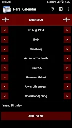 Parsi Calendar Screenshot 2